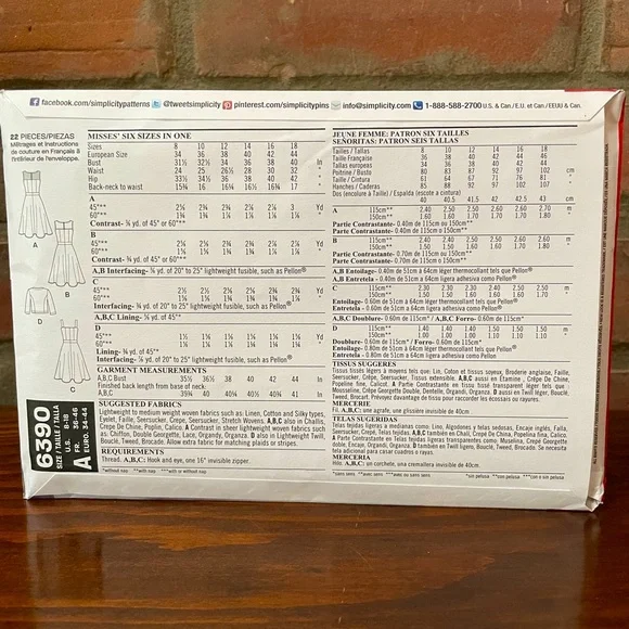 New Look 6390 Pattern - Picture 2 of 2